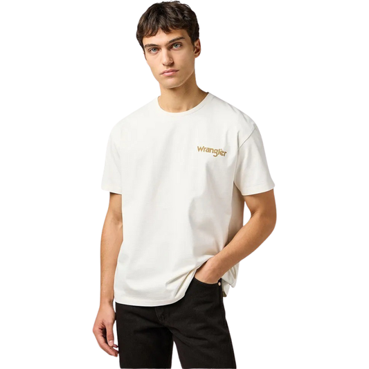 Wrangler CJ Graphic T-Shirt in Vintage White