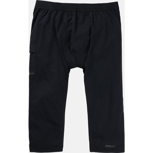 Burton Men's Midweight X Base Layer Three-Quarter Boot Pants, True Black, L