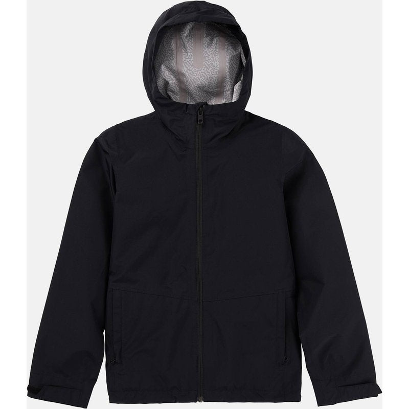 Burton Kids' Veridry 2.5L Rain Jacket, True Black, L
