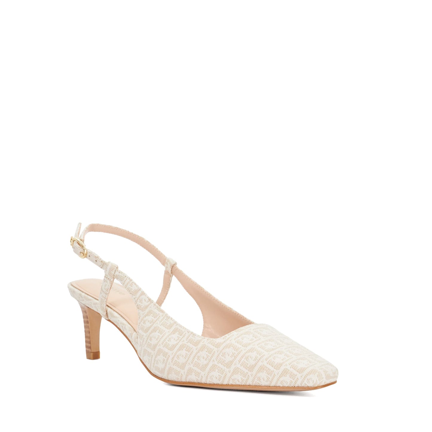 Dune Dancing Chain Detail Slingback Court Shoes