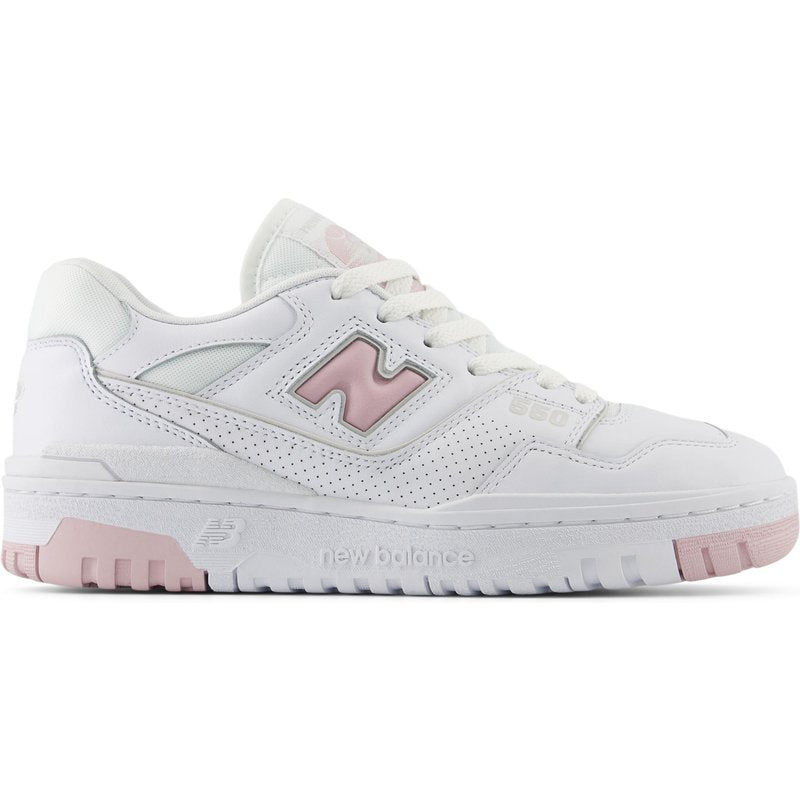 New Balance Women's BBW550 in White/Pink Leather, size 3.5 Narrow