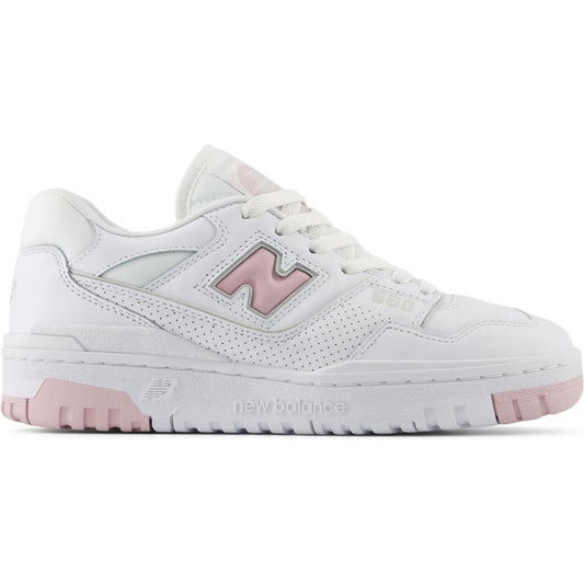 New Balance Women's BBW550 in White/Pink Leather, size 3.5 Narrow