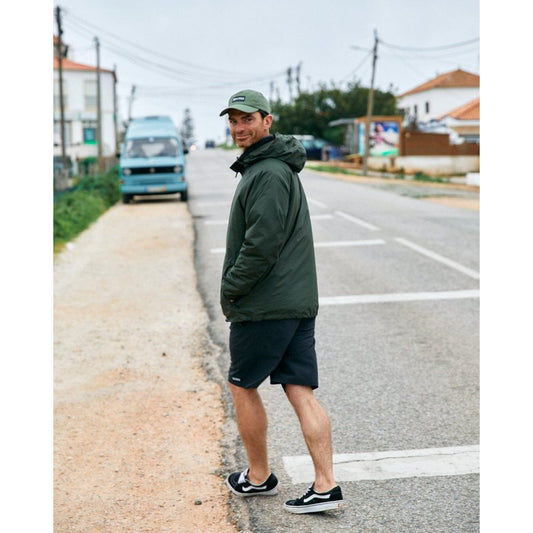 Saltrock Mens Packable Waterproof Jacket - Green - Size: XS