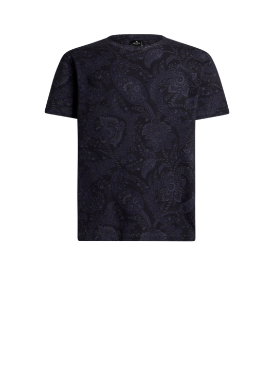 Etro T-shirt With Floral Paisley Print