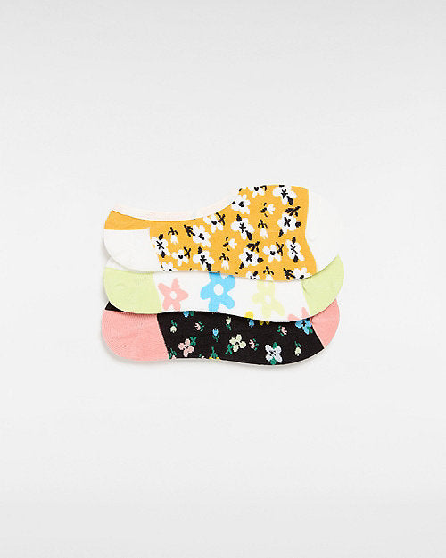 Vans VANS Best Me Canoodle Socks (3 Pairs) (lime Sherbet) Women Yellow, Size 4-7.5