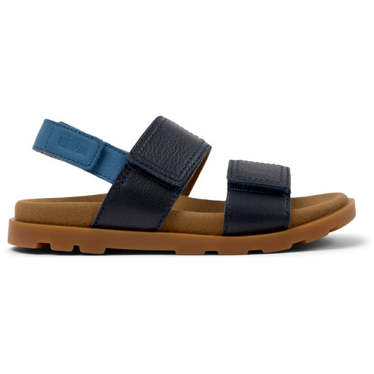 Camper CAMPER Brutus Sandal - Sandals for Boys - Blue, size 10, Smooth leather