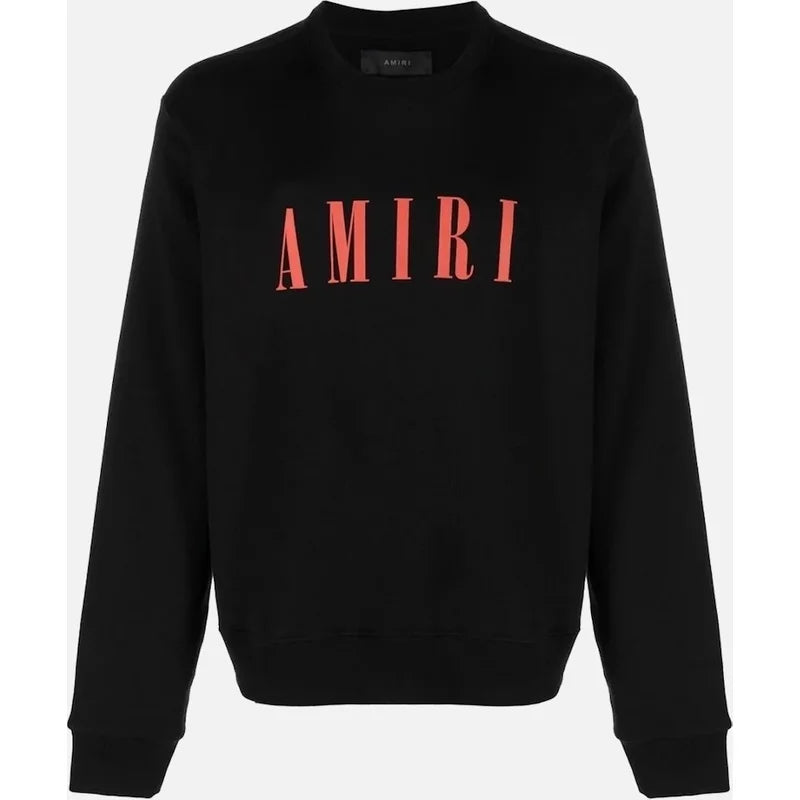 Men's Amiri Core Logo Black Sweatshirt - Size: 40/Regular