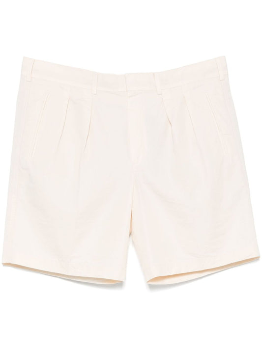 Tom Ford Neutrals Pleated Straight-Leg Shorts - Men's - Silk/Cotton/Modal