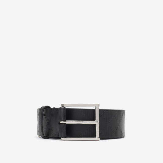 Burberry Check Leather Belt