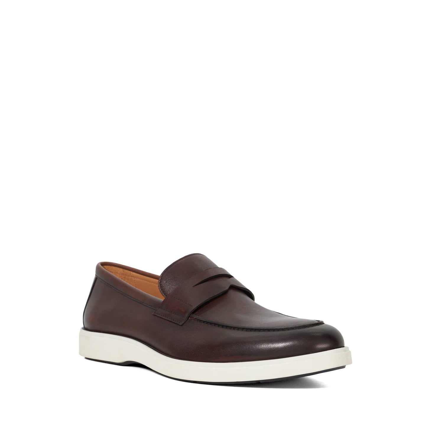Dune Barnstaple Leather Slip On Casual Loafers
