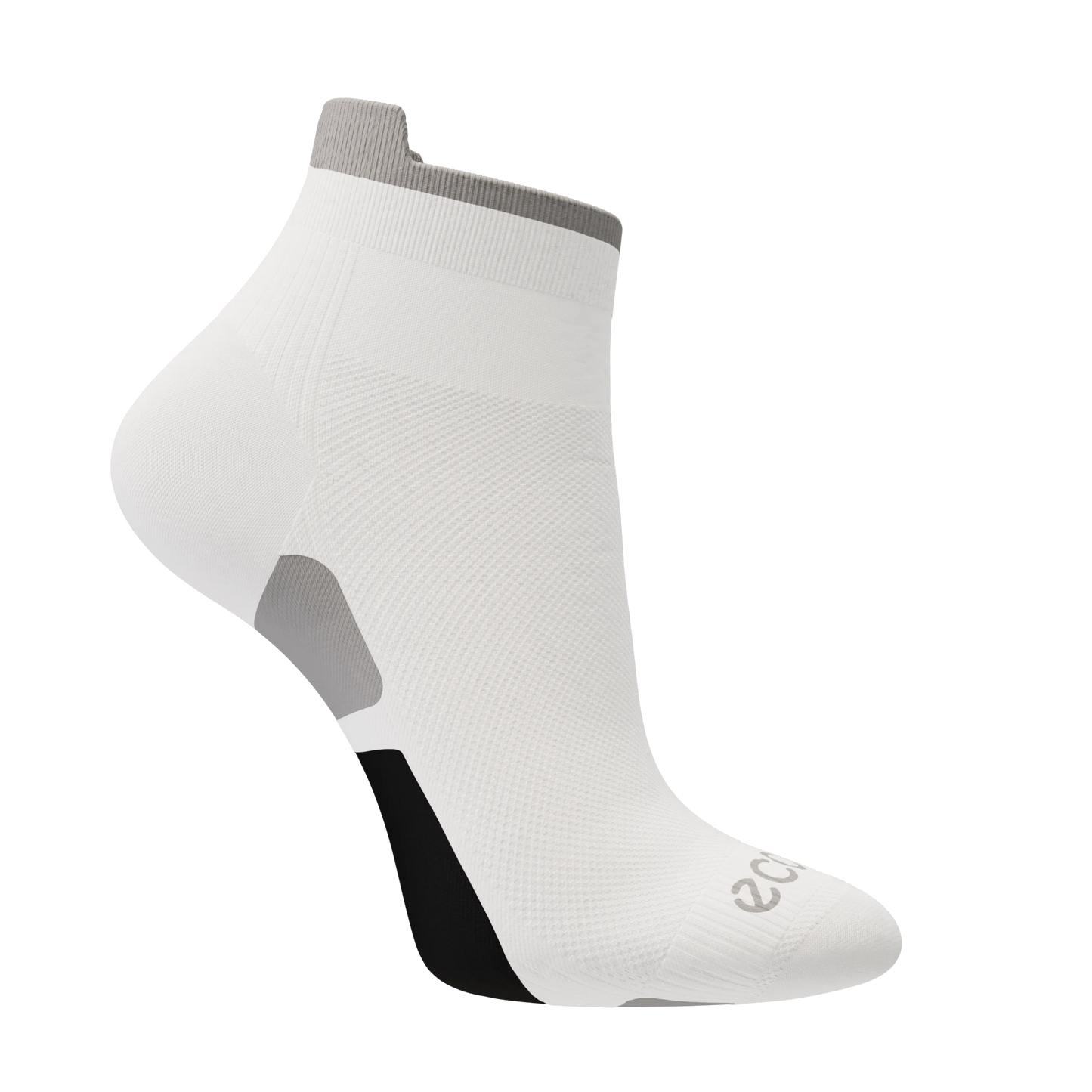 Ecco Tech Tour Lite Ankle-Cut - Unisex Ankle Socks - White