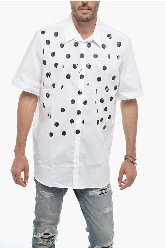 Raf Simons Short Sleeve Polka Dots Classic Collar Shirt