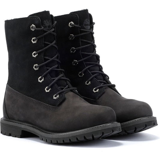 Timberland Warm Lined Waterproof Leather Women's Black Boots