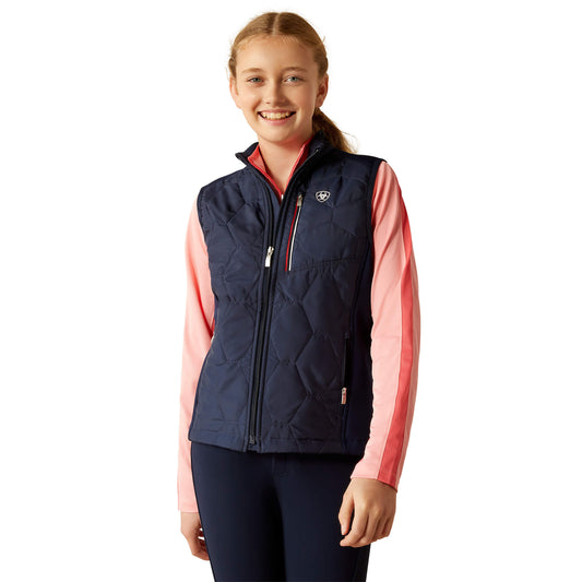 Ariat Kid's Fusion Insulated Gilet in Navyt