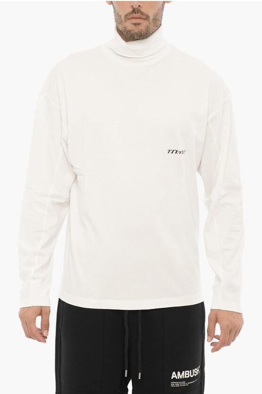 Ambush Long Sleeved Turtle-neck T-Shirt