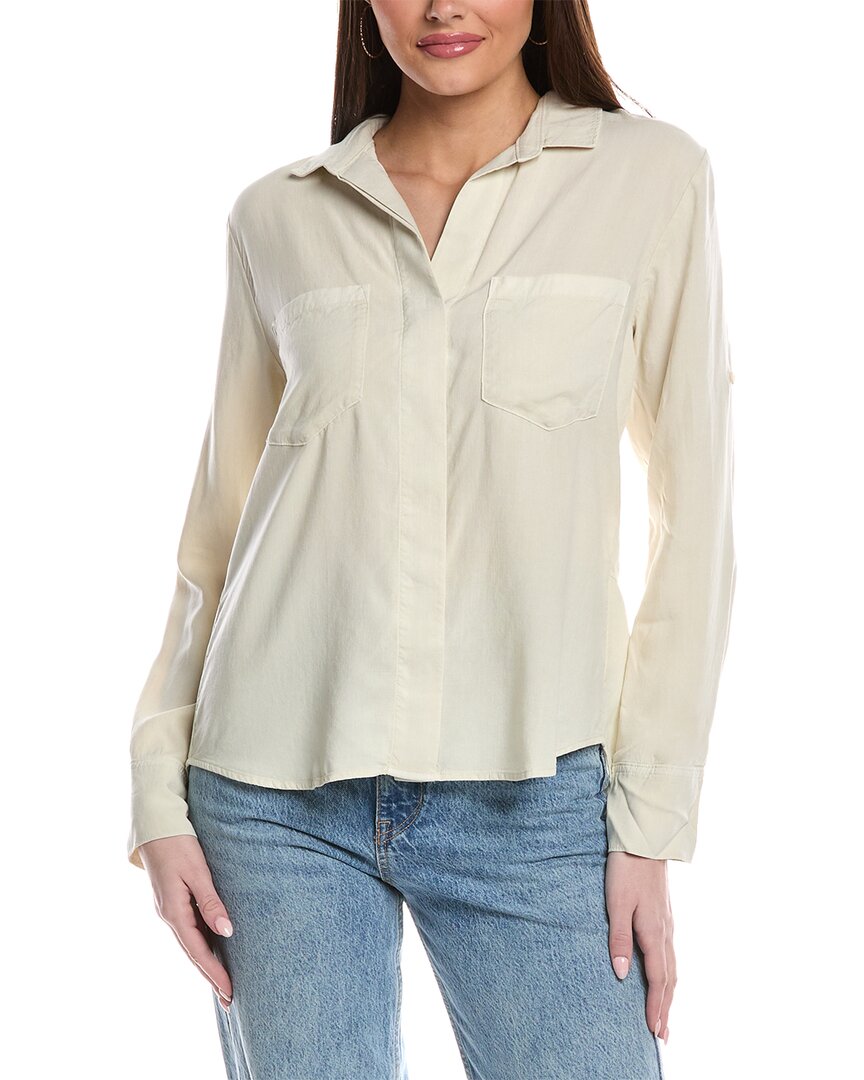 Bella Dahl Split Back Button-Down Blouse