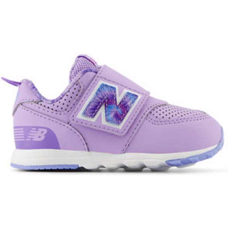 New Balance Kids' 574 NEW-B HOOK & LOOP in Purple/Blue Synthetic, size 2.5