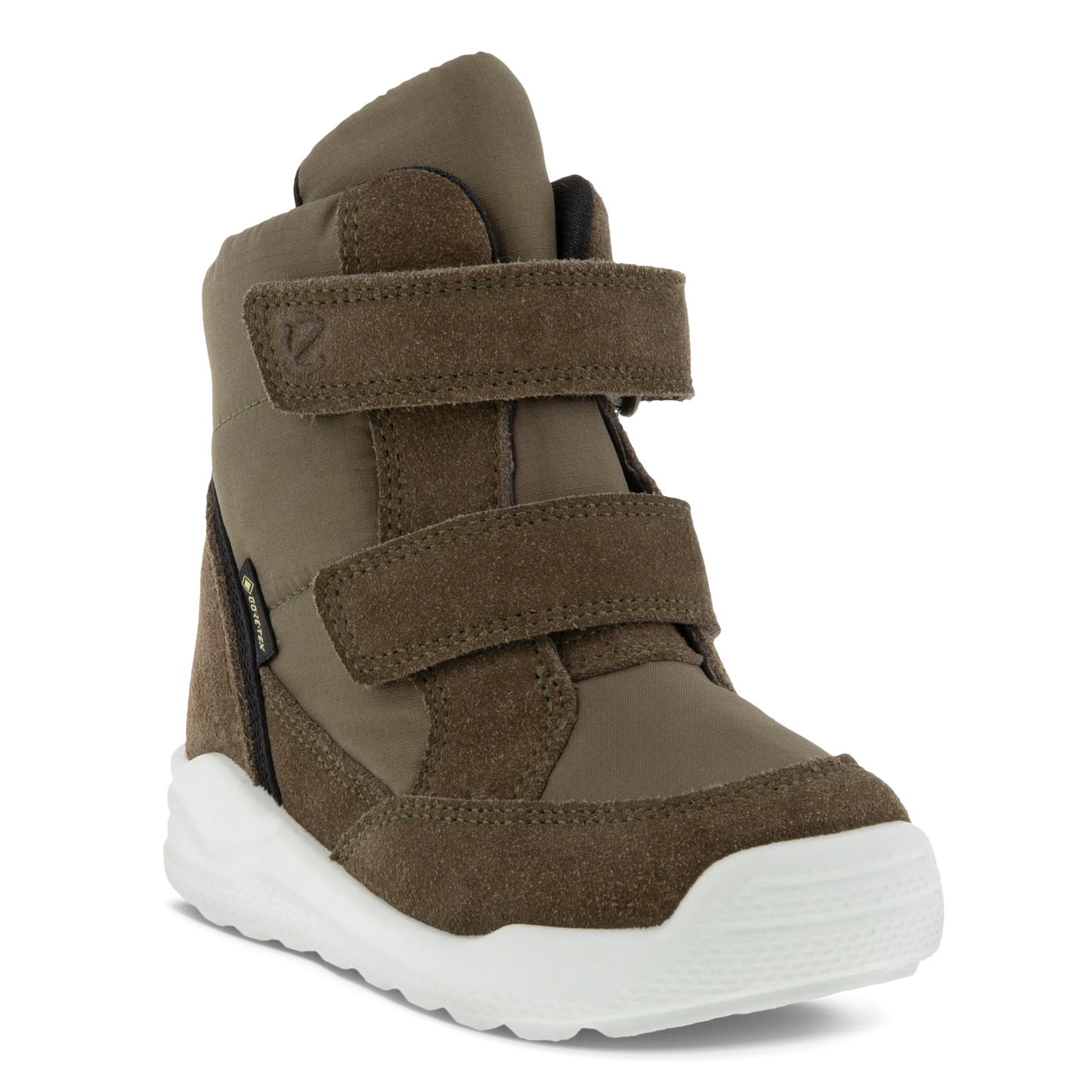 Ecco Urban Mini - Kids' Suede Gore-Tex Mid-Cut Boot - Green
