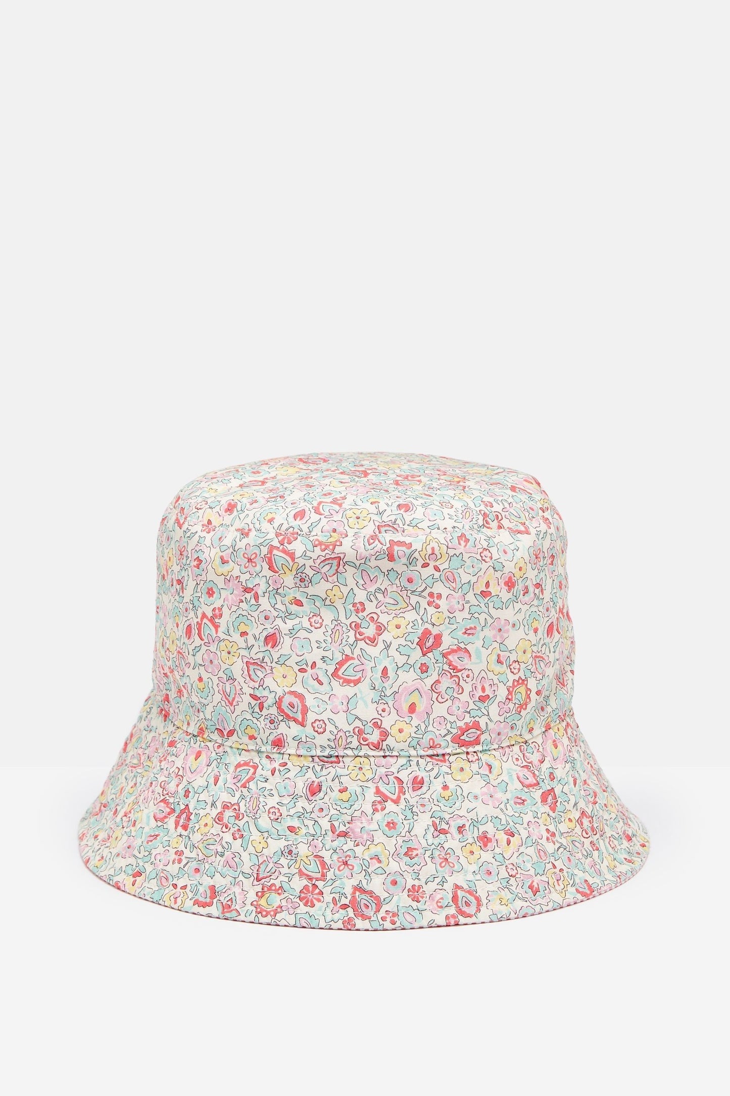 Joules Girls' Bayley Multi Reversible Floral Bucket Hat