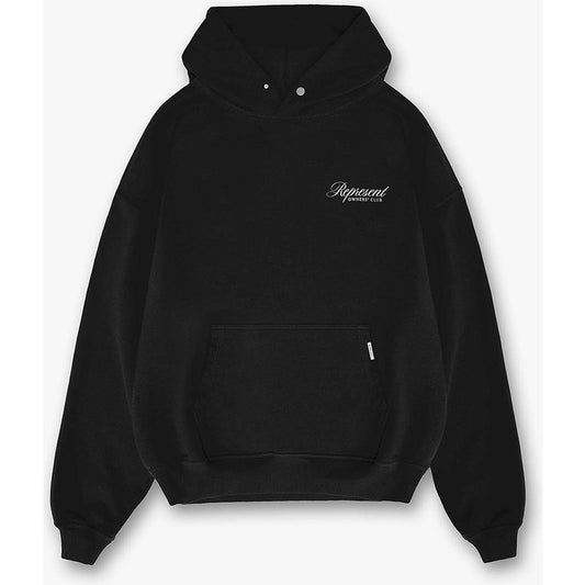 Represent REPRESENT Men's Owners Club Script Hoodie - Black - XS