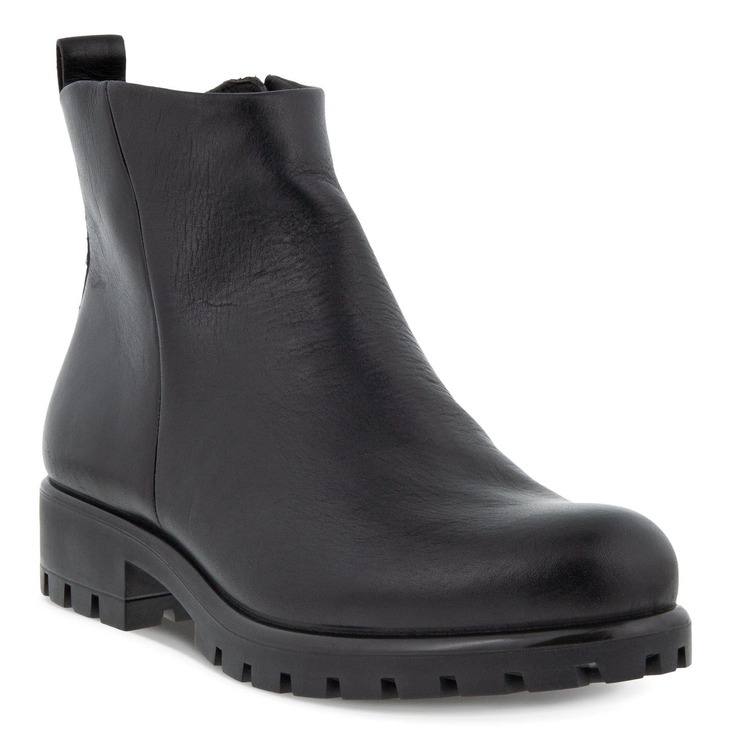 Ecco Modtray W - Women's Leather Ankle Boot - Black