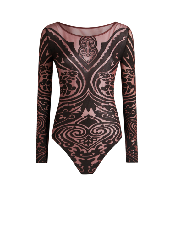Etro Paisley Tattoo Bodysuit