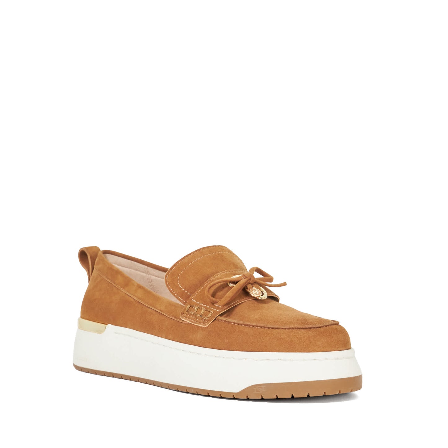 Dune Glide Leather Flatform Casual Loafer