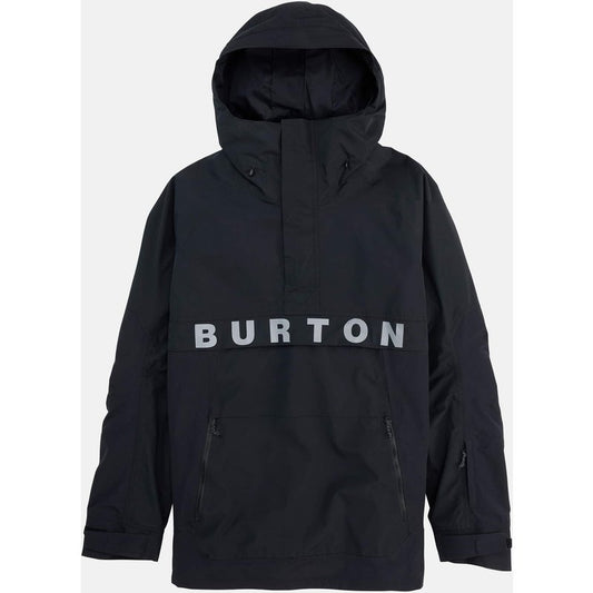 Burton Men's Frostner 2L Anorak Jacket, True Black, L
