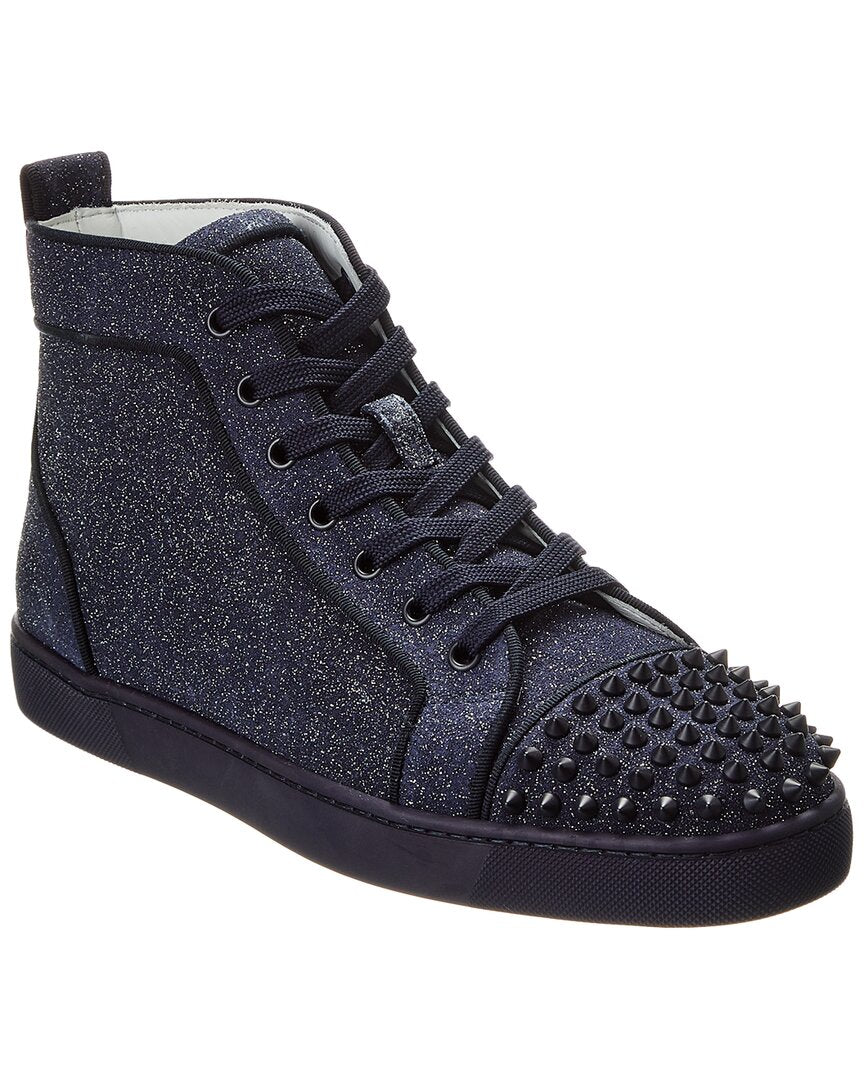 Christian Louboutin Lou Spikes Orlato Leather Sneaker