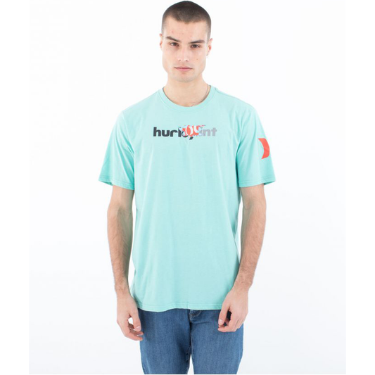 hurley Everyday 25th T-Shirt in Tropical Mist