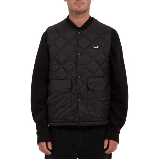 Volcom Bowered Gilet in Bitter Chocolate