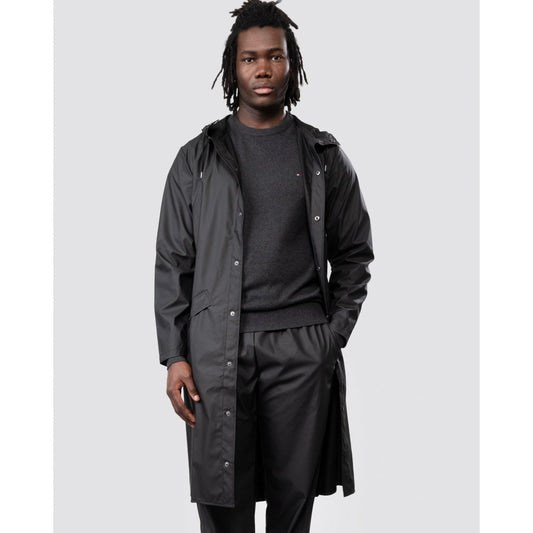 Rains Longer Unisex Jacket Colour: 01 Black