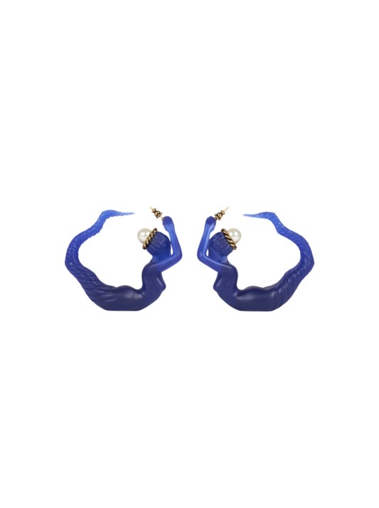 Etro Resin Mermaid Earrings