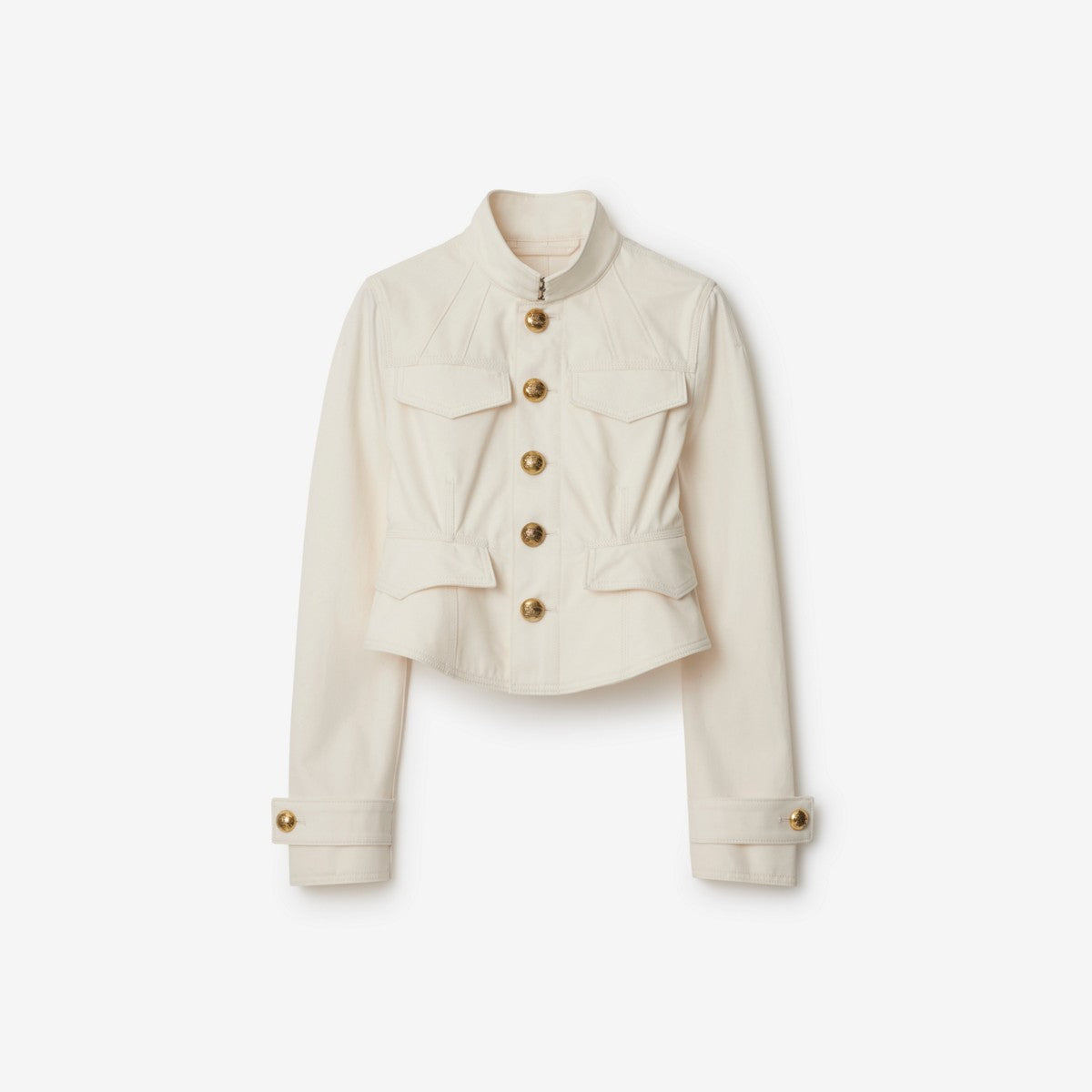 Burberry Cropped Cotton Jacket
