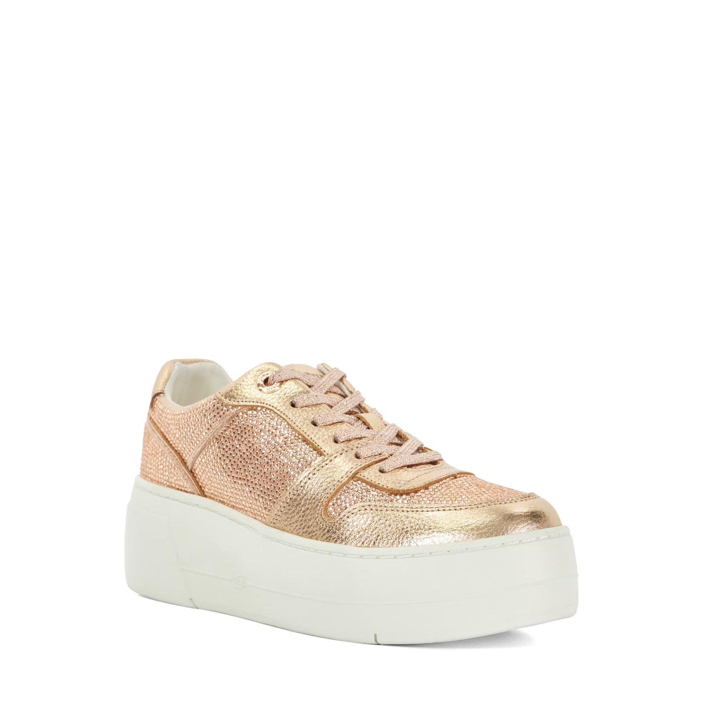Dune Evangelyn Lace Up Chunky Flatform Trainers