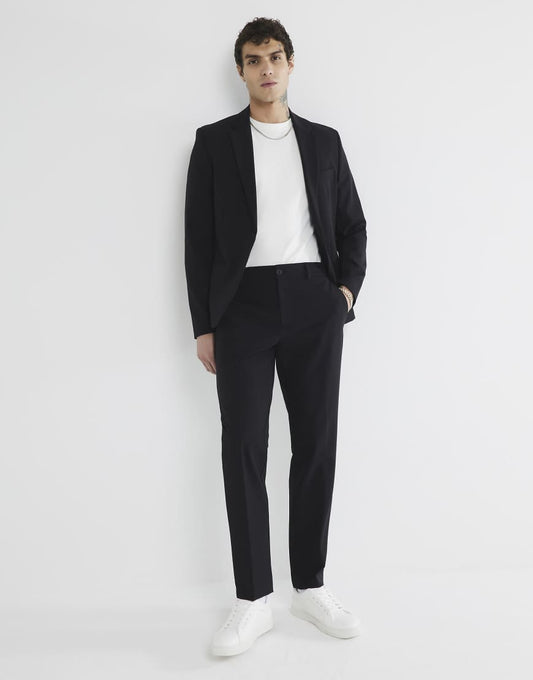River Island Skinny fit suit trousers in black