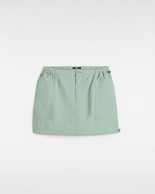 Vans VANS Riley Nylon Mini Skirt (iceberg Green) Women Green, Size L