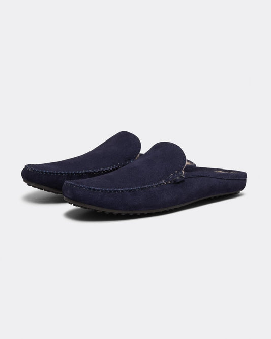 Oliver Sweeney Gomes Mens Mule Slippers Colour: Navy
