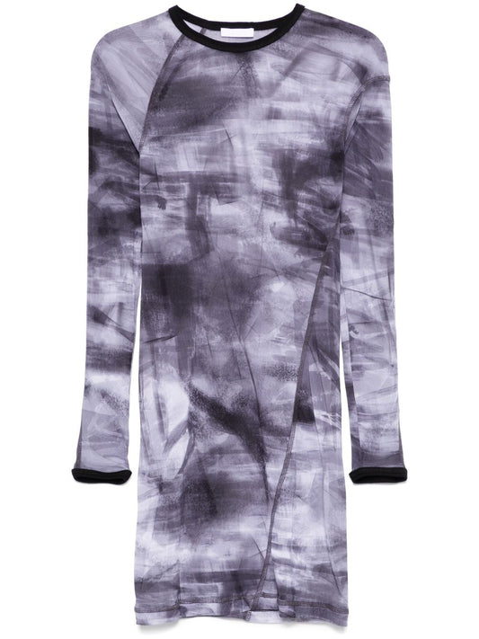 Helmut Lang - Scribble Dress - Women's - Cotton/Polyamide