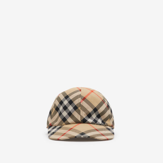 Burberry Childrens Check Baseball Cap