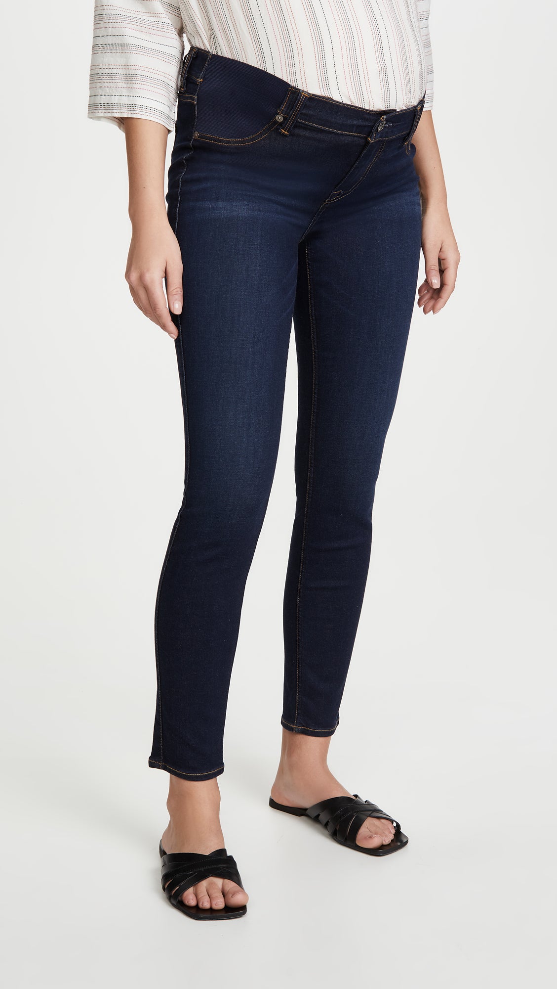 7 For All Mankind The Ankle Skinny Maternity Jeans