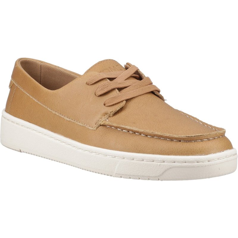 TOMS Toms Trvl Lite London Leather Men's Tan Lace-Up Shoes
