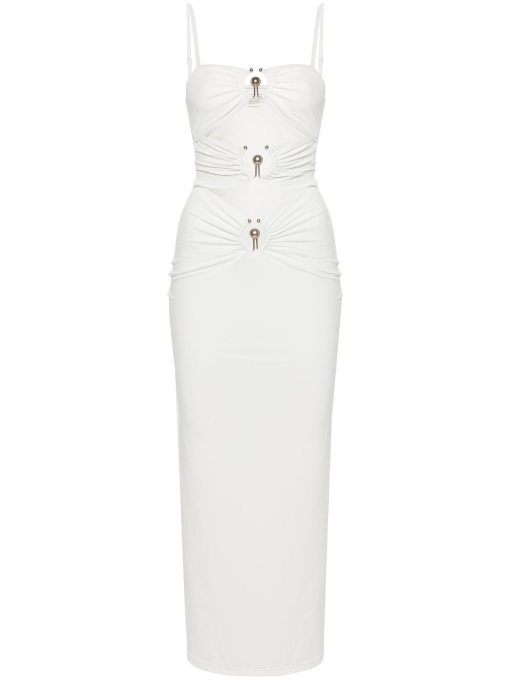 Christopher Esber Pierced Orbit Midi Dress - Women's - Spandex/Elastane/Polyamide