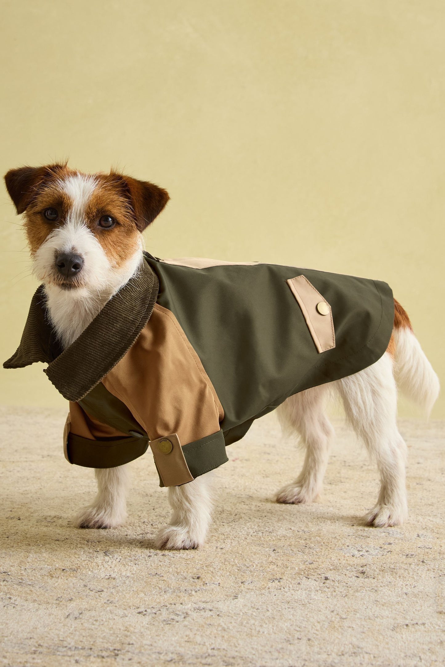 Joules Kennington Brown & Khaki Dog Coat