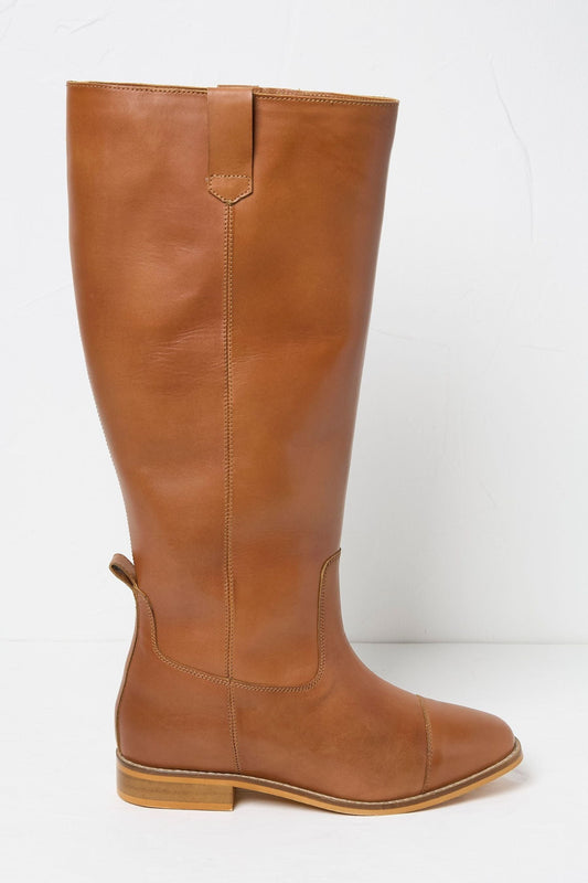 Fat Face Victoria Brown Riding Boots