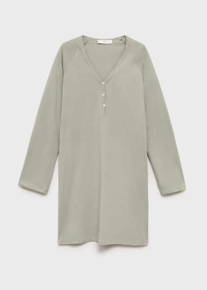 Mango NIGHTIE aqua green - Woman -