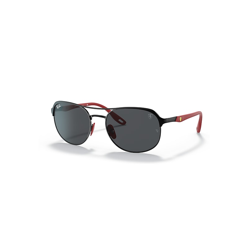 Ray-Ban Sunglasses Unisex Rb3685m Scuderia Ferrari Collection - Black Frame Grey Lenses 58-19