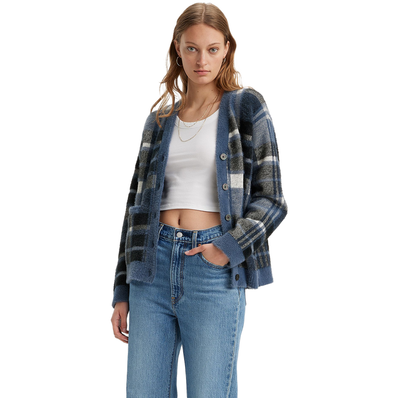 Levi's Betty Pocket Cardigan in Vintage Indigo