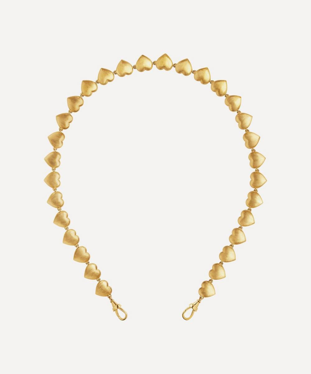 Marie Lichtenberg 18ct Gold Heart Chain Necklace Luxury Christmas Gift / Present