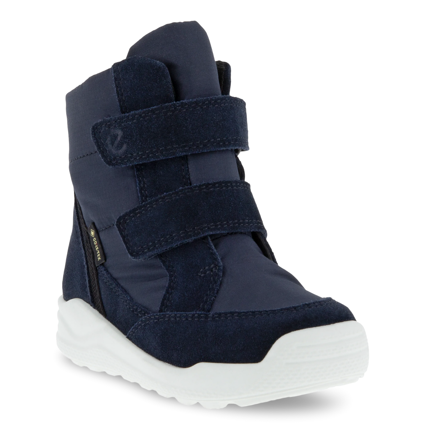 Ecco Urban Mini - Kids' Suede Gore-Tex Mid-Cut Boot - Navy